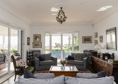 Living area with original federation architect design features